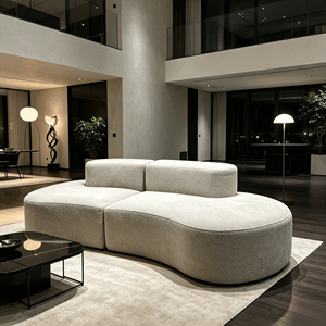 <span class=keywords><strong>Canapé</strong></span> moderne en mousse à mémoire de forme, design incurvé, compressé, de luxe, modulaire, enroulé sous vide, livré en boîte - Product Image 6