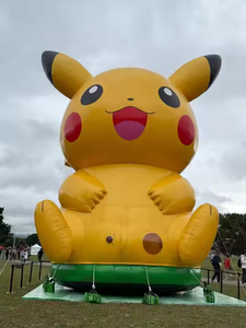 Tùy chỉnh kiddohop PVC Inflatable quảng cáo Pikachu phim hoạt hình lễ hội mô hình lớn với dễ dàng thiết lập cho sử dụng thương mại - Product Image 4