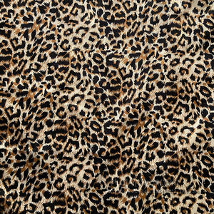 Prix de Gros Tissu Africain Imprimé Léopard en Satin Échantillon Gratuit - Product Image 4