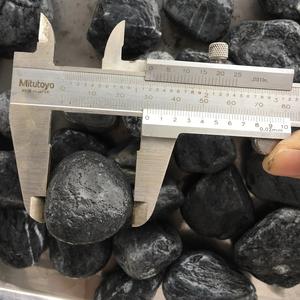 Rocks Pavers Black Color Pebble Stone for <b>Aquarium</b> <b>Decorative</b> Stone - Product Image 1
