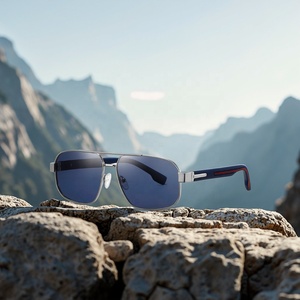 نظارات شمسية رجالية عالية الجودة ومريحة بحماية UV400، نظارات مصممة مستقطبة للقيادة والأنشطة الخارجية، عدسات TAC أنيقة من ماركة مشهورة - Product Image 5