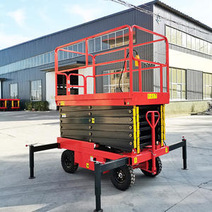 Sistema de Elevación Eléctrico de Alta Potencia, Plataforma Elevadora de Tijera Plegable para Trabajos Aéreos Industriales - Product Image 3