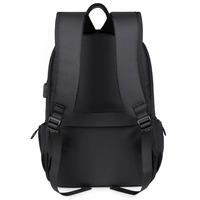 Tas Ransel Laptop Oxford Anti Air dengan Port USB untuk Pengisian Daya dan Port Earphone, Kapasitas Besar, Unisex, Kasual Urban, untuk Bisnis dan Perjalanan