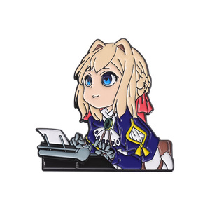 เข็มกลัดเคลือบลายอนิเมะนิยายญี่ปุ่น ไวโอเล็ต เอเวอร์การ์เดน - Product Image 3