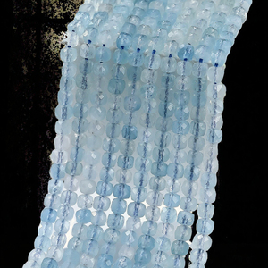 Cuentas de Piedra de Cuarzo Ahumado Natural de 4x4 mm, Color Mixto, Facetadas, Sueltas para la Fabricación de Joyas - Product Image 3