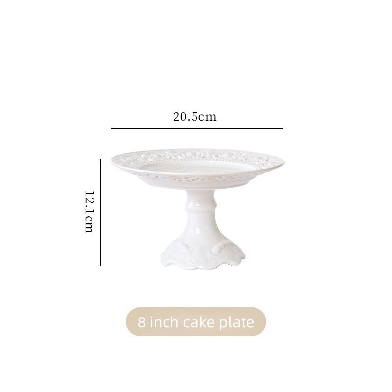 Plat à gâteau de 8 pouces