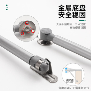Cabinet Lift Up Door Hydraulic Struts Telescopic Gas Springs Adjustable Angle Support Rods For Kitchen <b>Hardware</b> - Product Image 5
