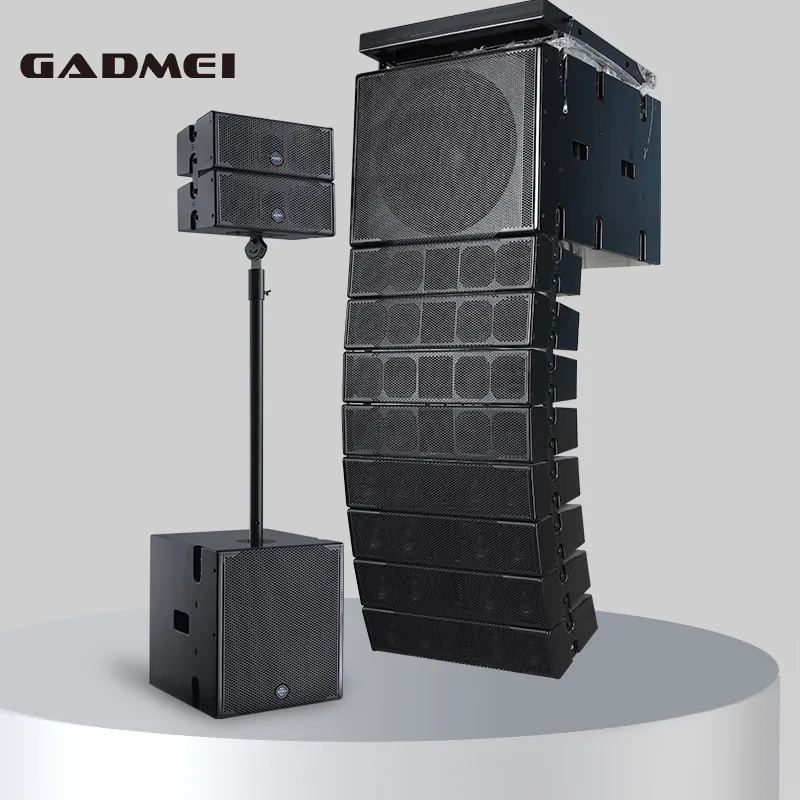 Neodymium Speaker Subwoofer 18 Inci, Speaker Bass Kelas D Aktif Modul Amplifier Line Array Sistem Speaker