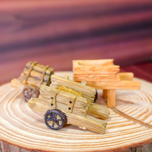 Хит продаж, полимерный мох, микро-ландшафтный орнамент, сочный цветочный горшок, украшение, тачка для дров, тележка для аквариума - Product Image 1