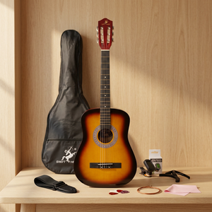 Guitare Classique 38 Pouces de Haute Qualité en Gros de Chine avec Table en Tilleul, Accessoires de Guitare, Guitare Classique Pas Chère - Product Image 1