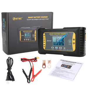 Chargeur de <span class=keywords><strong>batterie</strong></span> de <span class=keywords><strong>voiture</strong></span> électrique HTRC 12V/24V 10A 120W Charge automatique en 7 étapes pour <span class=keywords><strong>batterie</strong></span> LiFePO4 Lithium AGM GEL Plomb-acide AC - Product Image 6