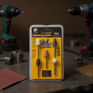 Cabezal De Pulido 5Pc Set Industrial Grinding Heads For Electric Tools - Product Image 2