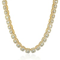 Chaîne en diamant de bonne qualité pour femmes, bijoux fins, idéale pour les anniversaires et la mode, disponible au meilleur prix