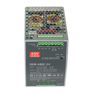 Fuente de Alimentación Industrial Meanwell DDR-480C-24 de 480W y 24V para Riel DIN, Inversores, Convertidores de Frecuencia, Convertidor de Voltaje de CC a CC - Product Image 4