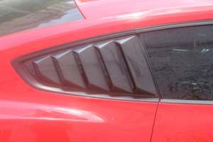 Ford Mustang için karbon Fiber arka pencere panjurları GT350R tarzı Mustang Tuning parçaları gerçek karbon oto dış dekorasyon - Product Image 2