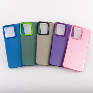 Moda tinta unita vernice metallizzata doppi lati IMD silk lens LOGO soft tpu cover per cellulare per redmi note 13 12 11 pro plus - Product Image 1