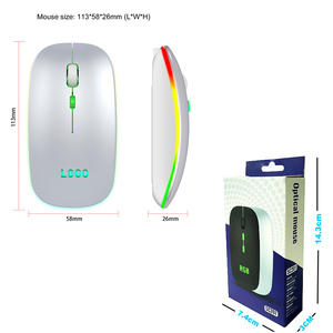 <span class=keywords><strong>Mouse</strong></span> Ottico Wireless Mini LED 2.4G 1600DPI Senza Fili per <span class=keywords><strong>Giochi</strong></span> e Ufficio <span class=keywords><strong>con</strong></span> Bluetooth 5.1 - Product Image 6