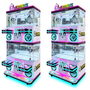 Vente directe Machine de poupée en métal à pièces peu coûteuse Langue espagnole Ticket Griffe Grue Jouet Ticket Récepteur Opération - Product Image 2