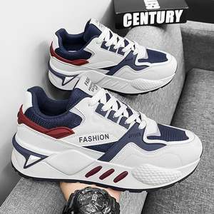 Zapatillas deportivas casuales transpirables de moda para hombre, estilo nuevo, cómodas, con cordones, para caminar, venta al por mayor de fábrica - Product Image 6