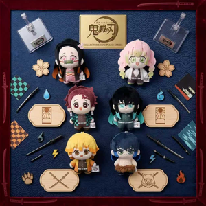 Lot de 12 boîtes en gros – Figurines en peluche Demon Slayer: Kimetsu No <span class=keywords><strong>Yaiba</strong></span>, style Nunu, 10 cm, boîte mystère, jouets populaires à collectionner pour cadeau - Product Image 2