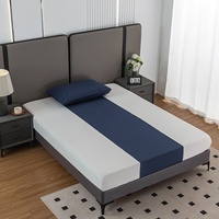 Sábana Plana Antiestática de Alta Eficacia, Protección ESD, 400 Hilos, Ecológica, para Todas las Estaciones, 60x265cm, 95% Algodón