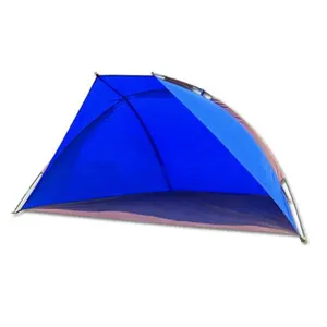 Oem Logo Gedrukt Inklapbare Outdoor Camping En Hike Tent Strand Tent Zon Onderdak Schaduw