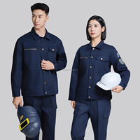 Vêtements de travail ignifuges respirants grande taille pour électriciens de chantier, certifiés CE