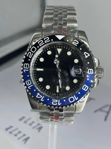 Montre pour homme avec mouvement NH35, boîtier de 40 mm, verre saphir, lunette en acier inoxydable, cadran lumineux, montre mécanique automatique - Product Image 1