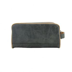 Sac de toilette en nylon vegan de haute qualité, personnalisé avec logo, étanche, avec fermeture éclair, pour voyage, sac de toilette en nylon PU. - Product Image 5