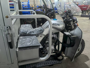 Motocyclette de Livraison à Trois Roues Ouverte et Profonde avec Side-car, Tricycle à Essence de Fret pour Camion de Carburant - Product Image 3