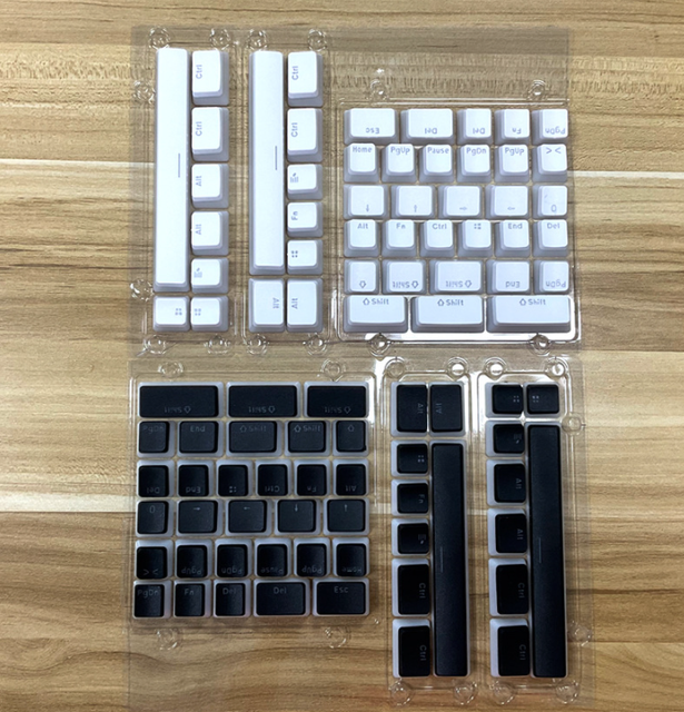 2023 PBT Pudding Double Shot Supplement Special Keycaps Crystal Keycaps