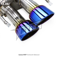 Silencieux Catback BSK pour Lexus RC F/ 5.0L 2015-2021 Active Sound X Mid Pipe Système d'échappement à soupape en acier inoxydable avec contrôle