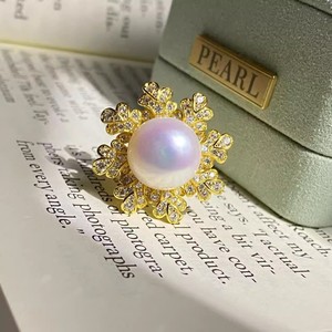 Support de bague en argent S925 WENCHI 11756 pour accessoires DIY avec perles doubles en forme de gourde 3-5mm – Support de bijoux tendance - Product Image 4