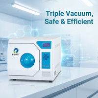 Autoclave Veterinario Clase B EUR VET en Oferta, con Sistema de Triple Vacío, Pantalla LCD y Secado Automático