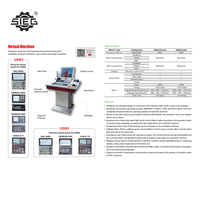 Simulateur de machine virtuelle CNC SIEG3 2-5 axes avec fonctions de tournage et de fraisage, pour l'enseignement et la formation, mémoire 128 Mo, garantie 1 an
