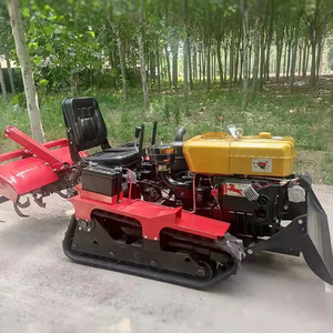 Mini cultivador multifuncional tipo pista 25HP 35HP <span class=keywords><strong>Arroz</strong></span> Paddy Dry Land Rotary Tiller Soil Ripper Tractor - Product Image 5