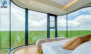 Casa Contenedor Cápsula Espacial Verde Personalizada de 20 y 40 pies, Lujo Prefabricado, Oficina Portátil, Tienda, Villa, <span class=keywords><strong>Cabaña</strong></span> para Hotel - Product Image 4