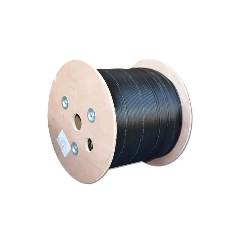 Fiber Optic Drop Cable Wire Outdoor Indoor Application Ffth 1 Core