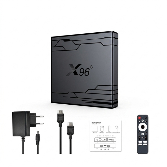 New Arrival Huntron for NEX Android 14 TV Box S905Y5 Quad Core 4K HDR10 AV1 2.4G/5GHz WiFi BT Optical Port Set Top Box