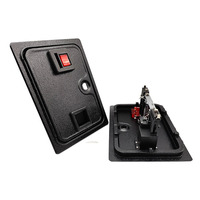 Accessoire pour machine de jeu d'arcade : Porte-monnaie en fer avec micro-interrupteur pour machine de jeu de course