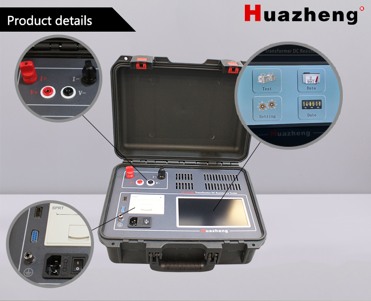 Máy Biến Áp Điện HZ-3110B Thiết Bị Đo Điện Trở Cuộn Dây Thiết Bị Đo Điện Trở 10A DC