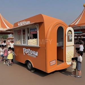 Carrito de Comida Móvil 2025 para Venta al Aire Libre, Camión Bar para Helados, Hot Dogs y Cerveza, Cocina Pequeña, Remolque de Comida Rápida - Product Image 3