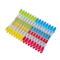 Pinces à linge polyvalentes et robustes en plastique TPR épingles à linge grandes pinces à linge pour vêtements