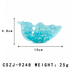 Personalized design cute and simple acetate hair claw clips unique women's hair accessories custom wholesale available - Product Image 2