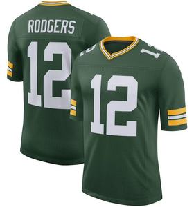 Männer Jugend Frauen 10 Jorda-n Liebe 8 Josh Jacobs 15 Bart Starr 12Aaron Rodgersand so weiter genähtes American Football Trikot - Product Image 5