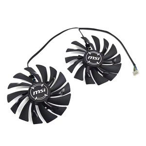 Nuevo 1 juego 95MM PLD10010S12HH GTX 1060 ARMOR GPU ventilador para <span class=keywords><strong>MSI</strong></span> <span class=keywords><strong>GeForce</strong></span> GTX 1080TI <span class=keywords><strong>1080</strong></span> 1070TI 1070 1060 ARMOR tarjeta de vídeo ventilador de refrigeración - Product Image 2