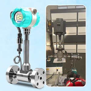 Jujea DN40 Vortex Flowmeter 350 ℃   & 4-20ma Hart Dual Line LCD-display Vloeistof- en luchtgasmeter 2-lijns gasmeting - Product Image 4