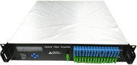Amplificador Óptico CATV de Alta Potencia Edfa 1550nm 2U 32 Puertos 23dBm FTTH IP T-1550E con 3 Años de Garantía