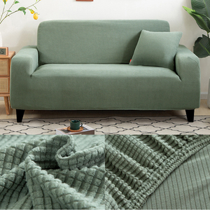 Plaid Jacquard Soft Fabric Pink <strong>Sofa</strong> <strong>Cover</strong> for Living Room 1/2/3/4/<strong>5</strong> Seats <strong>Seater</strong> All-inclusive Elastic <strong>Corner</strong> Couch Slipcover - Product Image 5