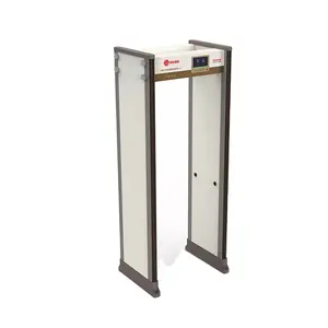 Foldable waterproof 33 zones Walk through Metal Detector with remote controller